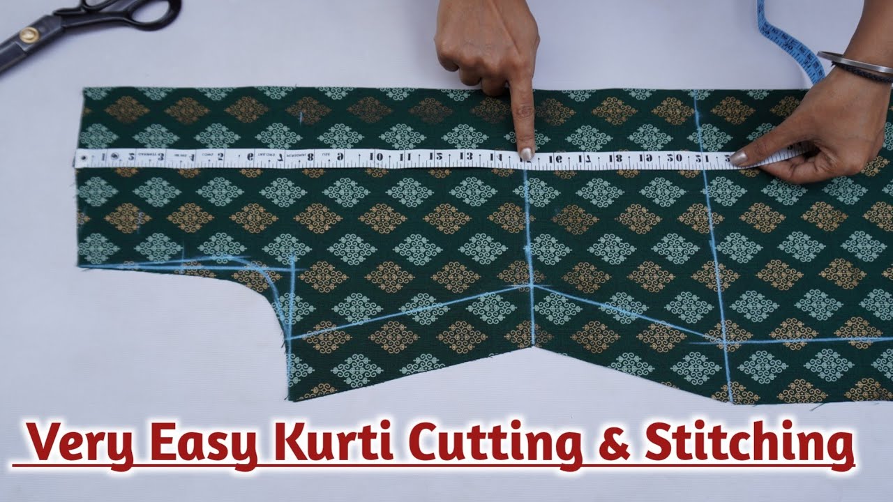 Kameez cutting very easy method step by step - YouTube